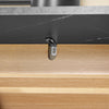 SoBuy FSR202-N Dulap de Pantofi Slim 60cm, 2 Uși Batante 8-12 Perechi, Picioare Metalice, Fixare pe Perete – Natur și Negru