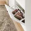SoBuy FSR208-W Dulap de Pantofi Ultra-Slim Salvează Spațiu 19cm – Intrare Îngustă – 100x19x107 cm Alb