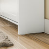 SoBuy FSR208-W Dulap de Pantofi Ultra-Slim Salvează Spațiu 19cm – Intrare Îngustă – 100x19x107 cm Alb