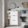 SoBuy FSR209-WN Dulap de Pantofi Ultra-Slim Salvează Spațiu 19cm – Intrare Îngustă – 90x19x129,5 cm Alb