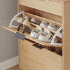 SoBuy FSR212-N Meuble à Chaussures Gain de Place – Entrée Étroite – 60x24x95 cm Naturel