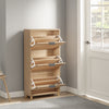 SoBuy FSR213-N Dulap de Pantofi Salvează Spațiu – Hol Îngust – 60x24x120 cm Natural
