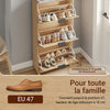 SoBuy FSR213-N Dulap de Pantofi Salvează Spațiu – Hol Îngust – 60x24x120 cm Natural