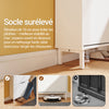 SoBuy FSR151-H-W Dulap de Pantofi cu 3 Uși Batante Ultra-Subțire 19cm, Organizator Compact pentru Hol Intrare – 50x19x129 cm, Alb