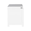SoBuy FSR23-K-W Banc pentru Pantofi cu Pernă Căptușită și 2 Compartimente de Depozitare pentru Hol – 71x34x43 cm, Alb