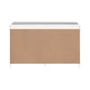 SoBuy FSR23-K-W Banc pentru Pantofi cu Pernă Căptușită și 2 Compartimente de Depozitare pentru Hol – 71x34x43 cm, Alb