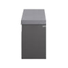 SoBuy FSR45-DG Banc de Rangement à Chaussures Bottes avec Coussin Rembourré Meuble d'Entrée Confortable Etagère à Chaussures