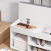 SoBuy FSR45-HG Banchetă pentru Pantofi cu Pernă Căptușită și Spațiu de Depozitare pentru Cizme, Mobilier de Hol – 80x30x46 cm, Gri