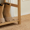 SoBuy FSR47-N Banc de Pantofi cu Raft și Sertare Laterale, Banchetă pentru Hol Intrare – 90x30x45 cm, Natural