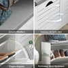 SoBuy FSR62-II-W Banc pentru Pantofi cu Pernă Căptușită și Spațiu de Depozitare pentru Hol/Intrare – 97x30x47 cm, Alb