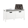 SoBuy FSR63-W Banc de Depozitare Comodă pentru Pantofi
