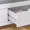 SoBuy FSR74-W Banc de Pantofi cu Pernă Căptușită și Spațiu de Depozitare pentru Intrare Hol – 100x40x40 cm, Alb