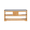 SoBuy Pantofarea băncii de intrare Chest de intrare pentru lemn solid de copii? L91*p34*a45 cm fsr75-n