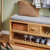 SoBuy Pantofarea băncii de intrare Chest de intrare pentru lemn solid de copii? L91*p34*a45 cm fsr75-n