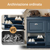 SoBuy Scarpiera 105x24x82cm FSR79-HG (copie)