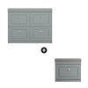 SoBuy Set FSR82-K-HG + FSR79-HG – Set Mobilier pentru Pantofi Gri, Bancă cu Pernă + Dulap 4 Sertare 16 Perechi, Depozitare Hol 2 Piese