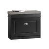 SoBuy FSR82-K-SCH Banc pentru pantofi cu pernă căptușită și 1 clapetă, Slim 24cm pentru Intrare – 60x24x51 cm, Negru