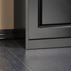 SoBuy FSR82-L-SCH Banc pentru Pantofi cu Pernă Căptușită și 1 Compartiment Rabtabil, Subțire 24 cm pentru Hol – 75x24x51 cm, Negru