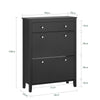 Pantofi rafturi cu sertar 80x25x108cm FSR89-HG (Copie)