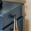 SoBuy FSR94-B Dulap de Pantofi cu 3 Uși Basculante, Sertar și Cârlig pentru Hol Intrare – 53x24x118 cm, Albastru