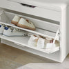 SoBuy FSR95-W Banc de Pantofi cu Pernă Căptușită și 1 Compartiment Rabtabil pentru Antreu – 60x30x50 cm, Alb