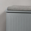 SoBuy Scarp cu pernă de clapetă și pantofi, 62x46x26 cm FSR98-HG