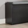 SoBuy FSR98-SCH Banc pentru pantofi cu pernă căptușită și 1 clapetă pentru hol la intrare – 60x26x46 cm, Negru