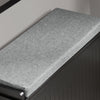 SoBuy FSR98-SCH Banc pentru pantofi cu pernă căptușită și 1 clapetă pentru hol la intrare – 60x26x46 cm, Negru