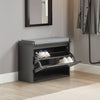 SoBuy FSR98-SCH Banc pentru pantofi cu pernă căptușită și 1 clapetă pentru hol la intrare – 60x26x46 cm, Negru