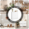 SoBuy Eșarfă cu 2 uși și 4 rafturi, culoare: alb, dimensiuni: aprox. 76 x 78 x 18 cm FSR99-W