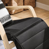 SoBuy FST16-SCH Balansoar, Fotoliu balansoar cu design reglabil pentru picioare
