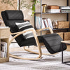 SoBuy FST16-SCH Balansoar, Fotoliu balansoar cu design reglabil pentru picioare