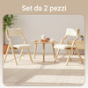SoBuy FST40-Wx2, Lot de 2 scaune de sufragerie pliabile cu șezut și spătar căptușite, Scaune pliante de interior cu design elegant și care economisește spațiu, perfect pentru bucătărie, birou și exterior, alb