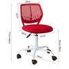 SoBuy FST64-R Scaun de birou ergonomic Scaun rotativ Scaun de calculator - Roșu