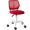 SoBuy FST64-R Scaun de birou ergonomic Scaun rotativ Scaun de calculator - Roșu