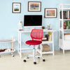 SoBuy FST64-R Scaun de birou ergonomic Scaun rotativ Scaun de calculator - Roșu