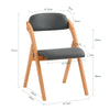 Prévente SoBuy FST92-SGx2 Lot de 2 Chaises Pliantes Rembourrées en Bois – Gris Foncé