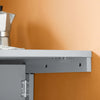 SoBuy FWT03-HG Masă Pliantă de Perete, Masă de Bucătărie Extensibilă, Birou Compact, Design care economisește spațiu, Ideală pentru Spații Mici, Bucătărie, Birou, Sufragerie, 60x40cm Gri