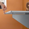 SoBuy FWT03-HG Masă Pliantă de Perete, Masă de Bucătărie Extensibilă, Birou Compact, Design care economisește spațiu, Ideală pentru Spații Mici, Bucătărie, Birou, Sufragerie, 60x40cm Gri