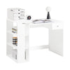 SoBuy FWT35-W Birou de Calculator cu 3 Rafturi și 1 Sertar