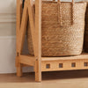 SoBuy HFSB01-N Masă consolă din lemn, Consolă intrare design, Măsuțe laterale canapea, Masă decorativă cu îmbinări tenon și morteză