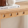 SoBuy HFSB01-N Masă consolă din lemn, Consolă intrare design, Măsuțe laterale canapea, Masă decorativă cu îmbinări tenon și morteză