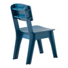 SoBuy HFST01-B Scaun Albastru cu Design din Lemn Confortabil Ergonomic Scaun de Sufragerie cu Spătar Scaun de Birou cu Îmbinări Tenon și Mortise
