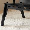 SoBuy HFST02-SCH Fotoliu de Design Ergonomic pentru Sufragerie, Scaun Confortabil, Fotoliu de Birou cu Îmbinări în Tenon și Mortesă