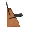 SoBuy HFST03-SCH Scaun de design din lemn confortabil ergonomic, fotoliu pentru living, scaun de bucătărie cu îmbinări tip tenon și morteză