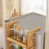 SoBuy KCR03-N Raft suspendat pentru frigider cu ventuze, raft pentru mirodenii
