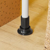 SoBuy KLS04 Suport telescopic pentru haine, rezistent - Dulap deschis reglabil cu bare și rafturi, Cuier pentru dormitor/dressing, Alb