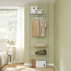 SoBuy Dulap de garderobă modulară Garderobă reglabilă cu umerase gri KLS07-HG