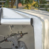 SoBuy KLS11-L Șopron de Grădină, Cabană de Grădină Exterioră Impermeabilă, Adăpost Motocicletă, Garaj pentru Biciclete și Scule, Adăpost Biciclete, Depozitare și Stocare, Argintiu, 159x165x219 cm