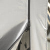 SoBuy KLS11-L Șopron de Grădină, Cabană de Grădină Exterioră Impermeabilă, Adăpost Motocicletă, Garaj pentru Biciclete și Scule, Adăpost Biciclete, Depozitare și Stocare, Argintiu, 159x165x219 cm